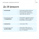 Календарь предпринимателя