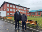 В День знаний Глава Абанского района А.А. Войнич посетил торжественную линейку, посвященную началу нового учебного года и долгожданному открытию после капитального ремонта Долгомостовской школы