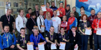 Абанские спортсмены приняли участие в чемпионате и первенстве Красноярского края по полиатлону - Абанский район