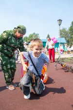 В Абане открылась новая детская площадка