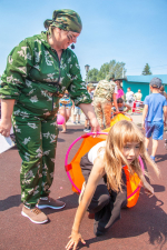 В Абане открылась новая детская площадка